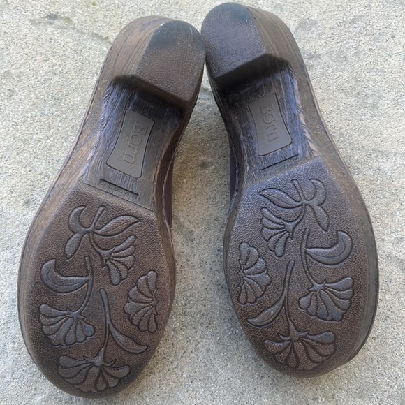 Born Madigan Brown Leather Women's Bootie Size 9 - Picture 11 of 11